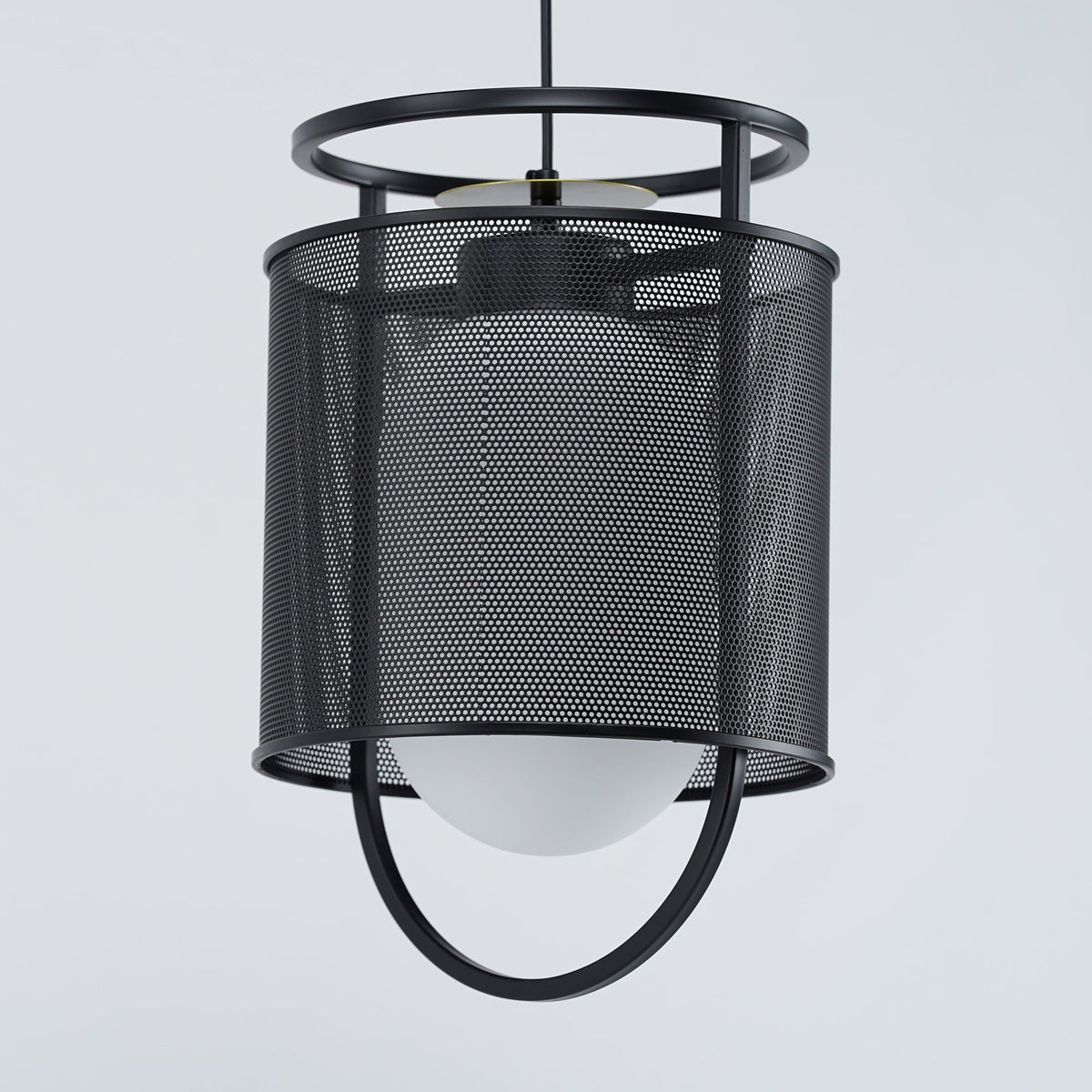 Cyreris Suspension Cylindre en Maille Accent en Laiton Industriel
