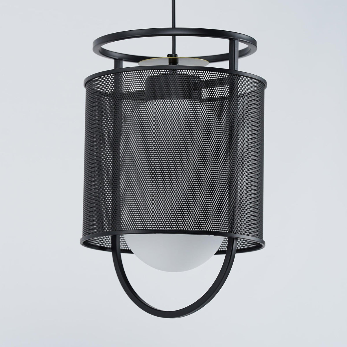 Cyreris Suspension Cylindre en Maille Accent en Laiton Industriel