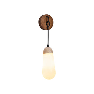 Radiant Applique Murale Bois Travertin Minimaliste Moderne