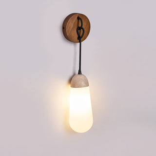 Radiant Applique Murale Bois Travertin Minimaliste Moderne