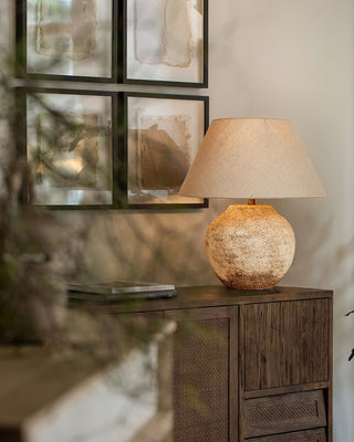 Ceranielle Lampe de Table Sable du Désert Base Céramique