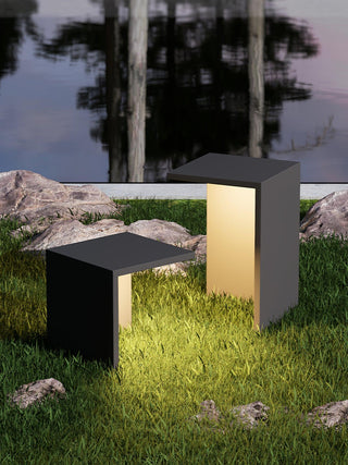 Liam Modern Steel Table Light-Neutral Decor