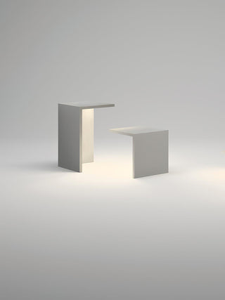 Liam Modern Steel Table Light-Neutral Decor