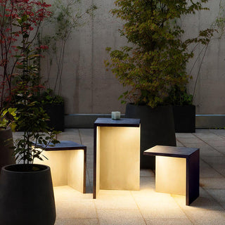 Liam Modern Steel Table Light-Neutral Decor