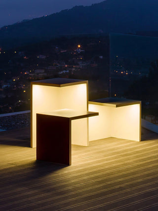 Liam Modern Steel Table Light-Neutral Decor