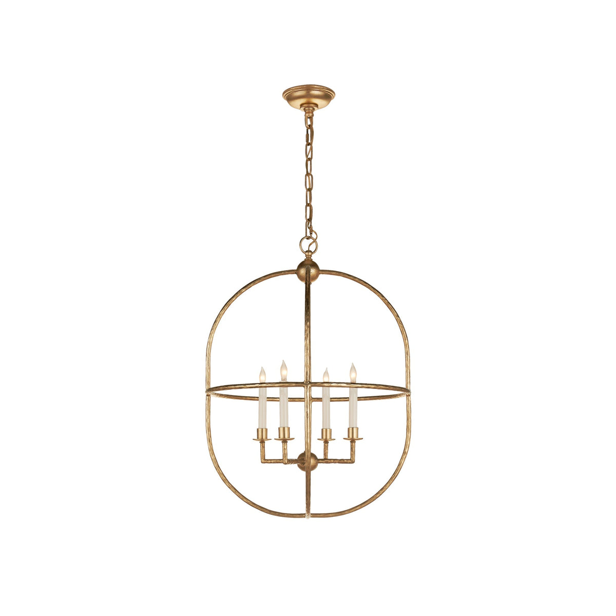Sylph Suspension Métal Laiton Ouvert Industriel Vintage