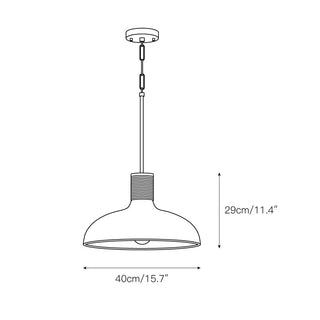 Tweak Suspension Métal Marron Minimaliste Moderne