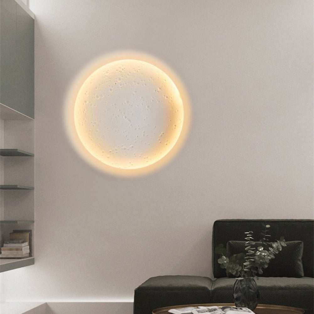 Aria Applique Murale de Peinture Dimmable avec Télécommande, 2 Style, Blanc, Salon