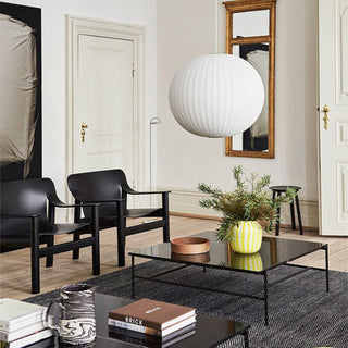 Eronar Suspension Vintage. Métal/Tissu. Blanc. Bar-Luire