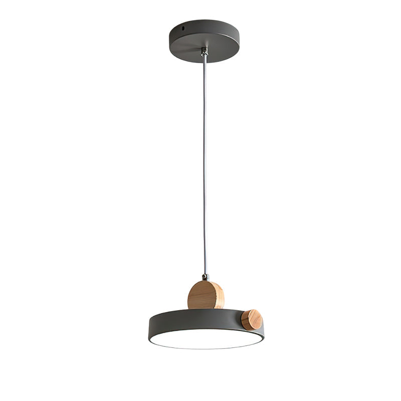 A pair of Detroit Pendant Lights hanging over a kitchen island.
