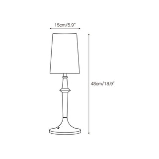 Karma Lampe de Table en Fer Elvior (Batterie Intégrée)