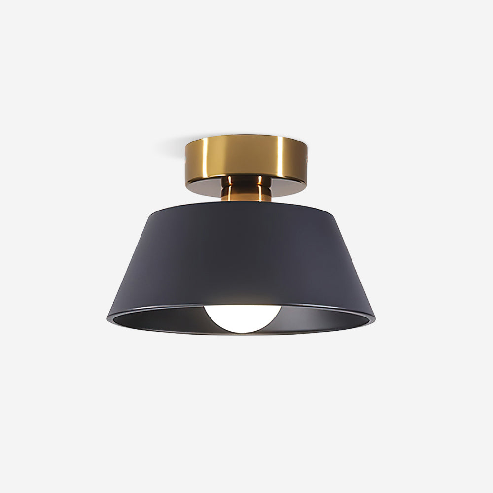Ceiling Light Metal Canopy Modern Flush Mount Fixture Minimalist-Neutral Decor
