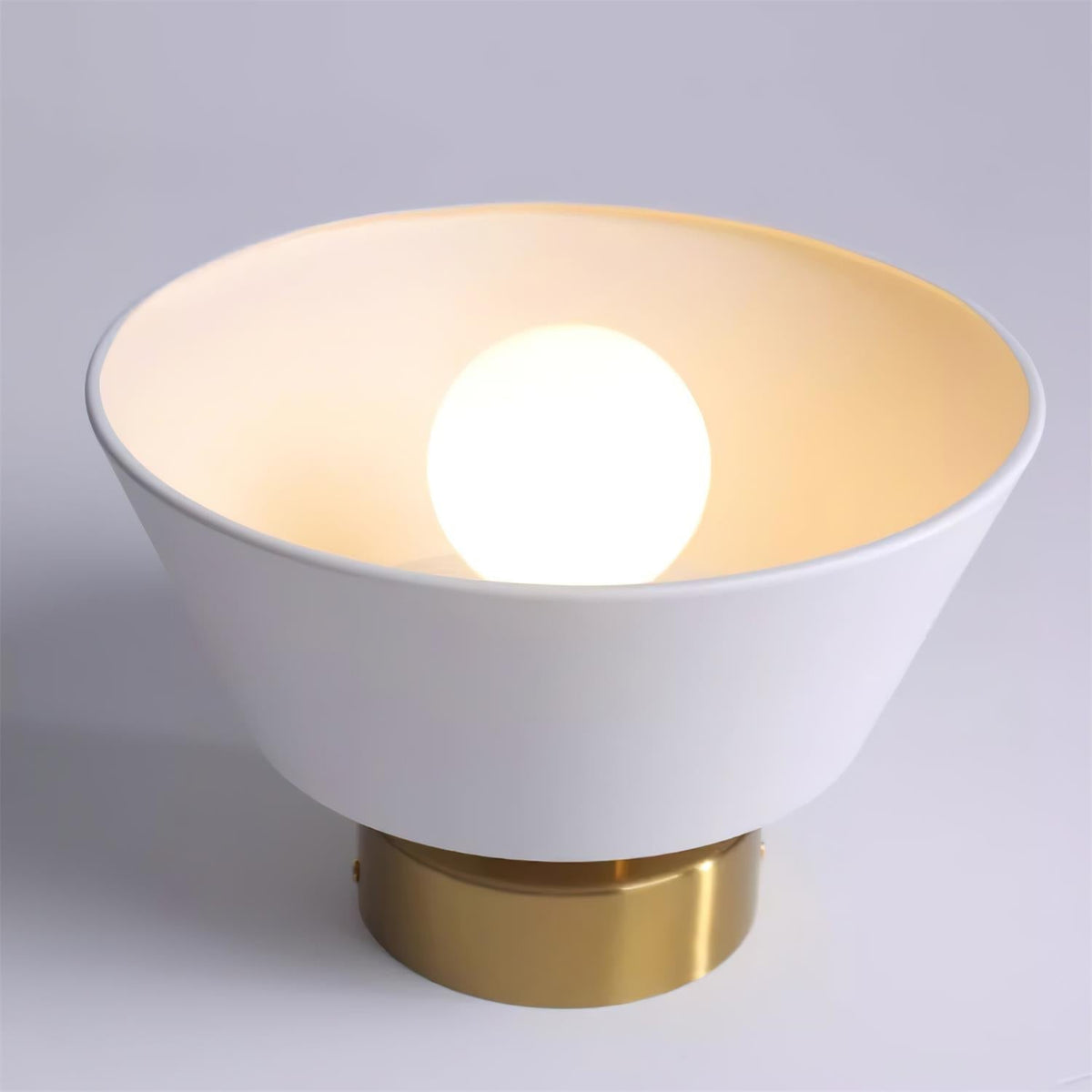 Ceiling Light Metal Canopy Modern Flush Mount Fixture Minimalist-Neutral Decor