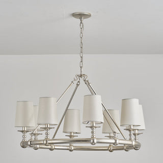 Unite Lustre Rond Industriel Vintage En Métal Doré