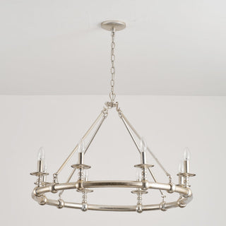 Unite Lustre Rond Industriel Vintage En Métal Doré