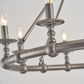 Unite Lustre Rond Industriel Vintage En Métal Doré