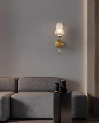 Lustra Applique Murale Laiton Cristal Élégante