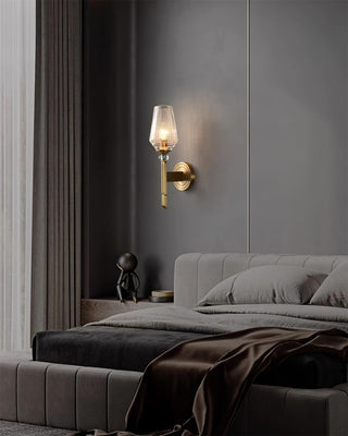 Lustra Applique Murale Laiton Cristal Élégante