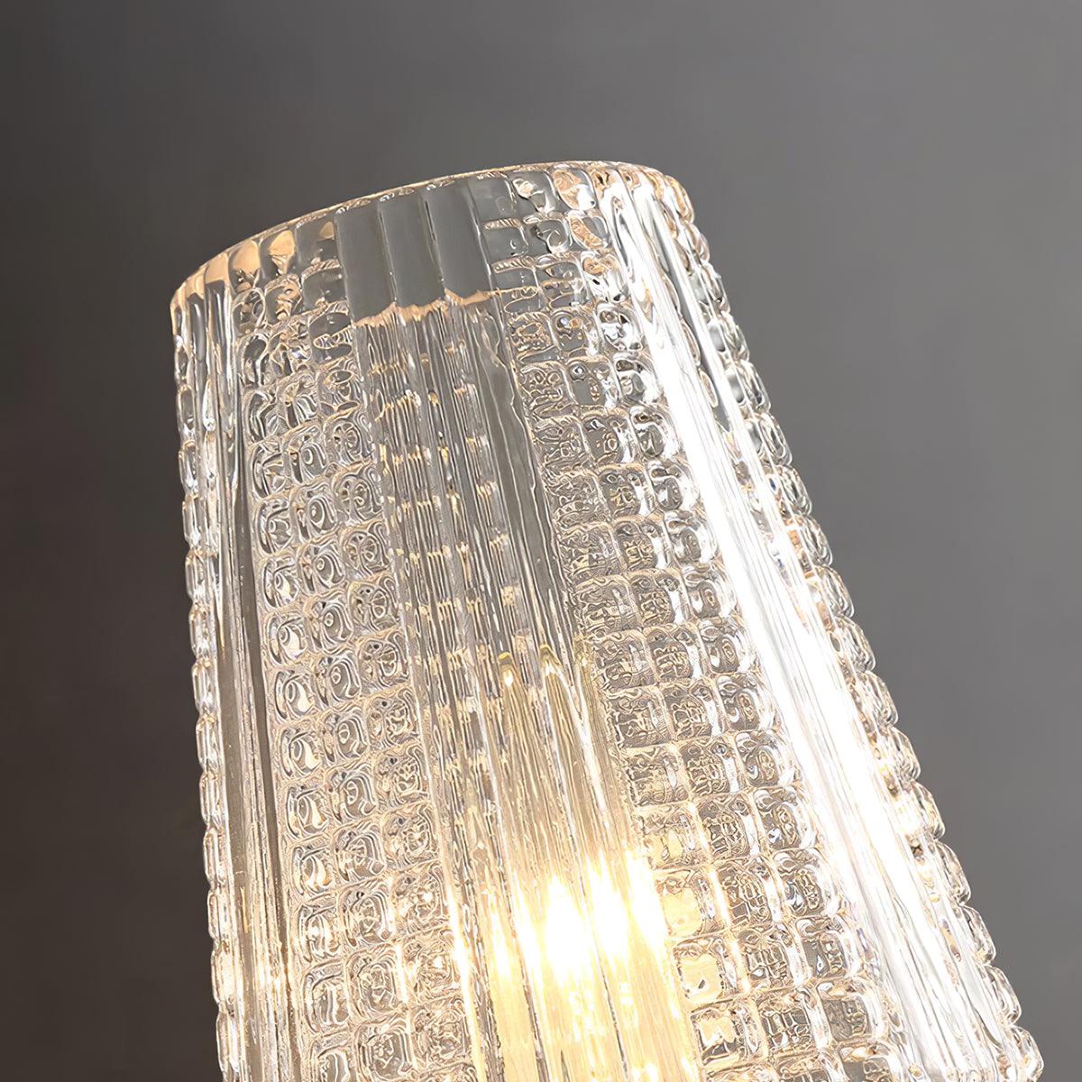 Tevelia Applique Murale Laiton Cristal Élégante