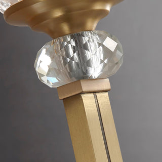 Lustra Applique Murale Laiton Cristal Élégante