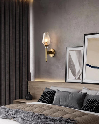 Lustra Applique Murale Laiton Cristal Élégante