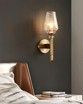 Lustra Applique Murale Laiton Cristal Élégante