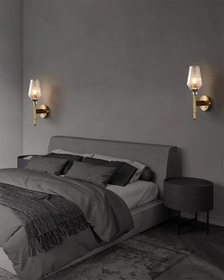 Lustra Applique Murale Laiton Cristal Élégante