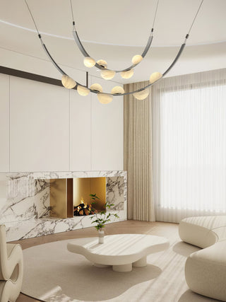 Evcaria Lustre Moderne en Albâtre