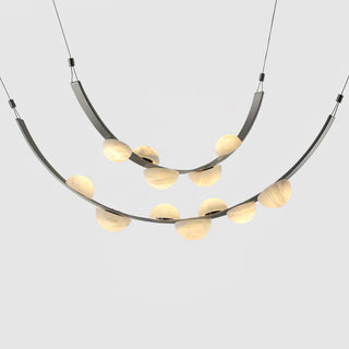 Evcaria Lustre Moderne en Albâtre