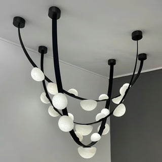 Evcaria Lustre Moderne en Albâtre