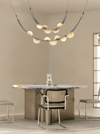 Evcaria Lustre Moderne en Albâtre