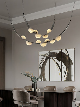 Evcaria Lustre Moderne en Albâtre
