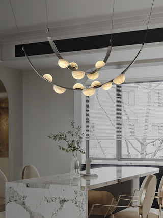 Evcaria Lustre Moderne en Albâtre