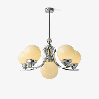 Lustra Lustre Globe Chrome Moderne 5-Lumières