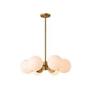 Whisper Lustre Globe Laiton Verre Minimaliste Moderne