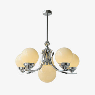 Lustra Lustre Globe Chrome Moderne 5-Lumières