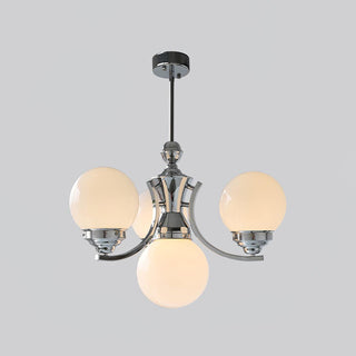Lustra Lustre Globe Chrome Moderne 5-Lumières