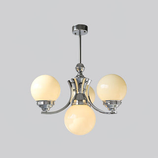 Lustra Lustre Globe Chrome Moderne 5-Lumières
