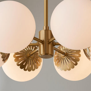 Whisper Lustre Globe Laiton Verre Minimaliste Moderne