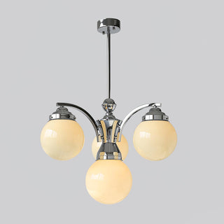 Lustra Lustre Globe Chrome Moderne 5-Lumières
