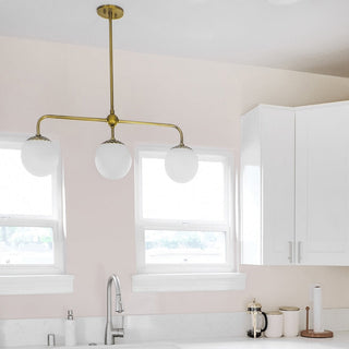 Yare Suspension Globe Chrome Verre Minimaliste Moderne