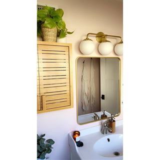 Aegis Applique Murale Globe Laiton Verre Minimaliste Moderne