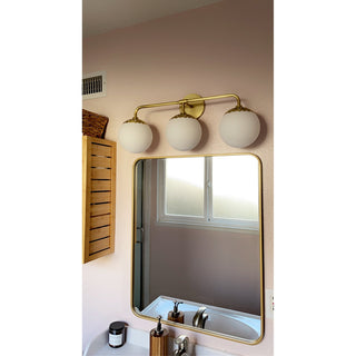 Aegis Applique Murale Globe Laiton Verre Minimaliste Moderne