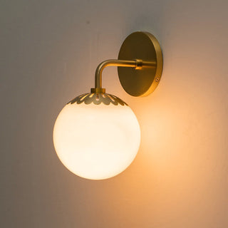 Aegis Applique Murale Globe Laiton Verre Minimaliste Moderne