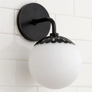 Aegis Applique Murale Globe Laiton Verre Minimaliste Moderne