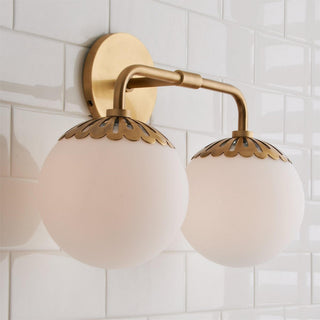 Aegis Applique Murale Globe Laiton Verre Minimaliste Moderne