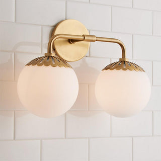 Aegis Applique Murale Globe Laiton Verre Minimaliste Moderne