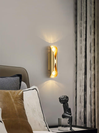 Avynila Applique Murale Diamants Laiton Moderne