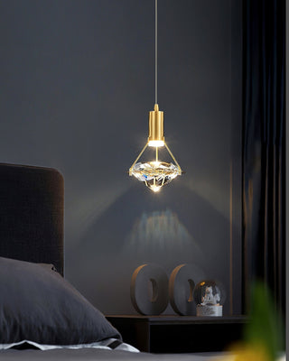 Elysianire Suspension Laiton Cristal Élégante
