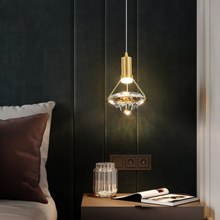Elysianire Suspension Laiton Cristal Élégante